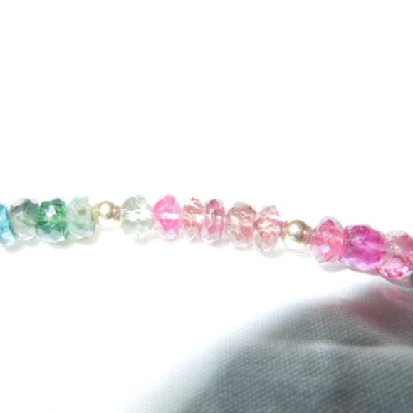 NWOT 14K Gold & Tourmaline Necklace - Picture 5 of 11